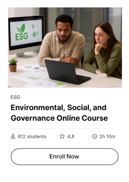 Environmental, Social, and Governance Online Course