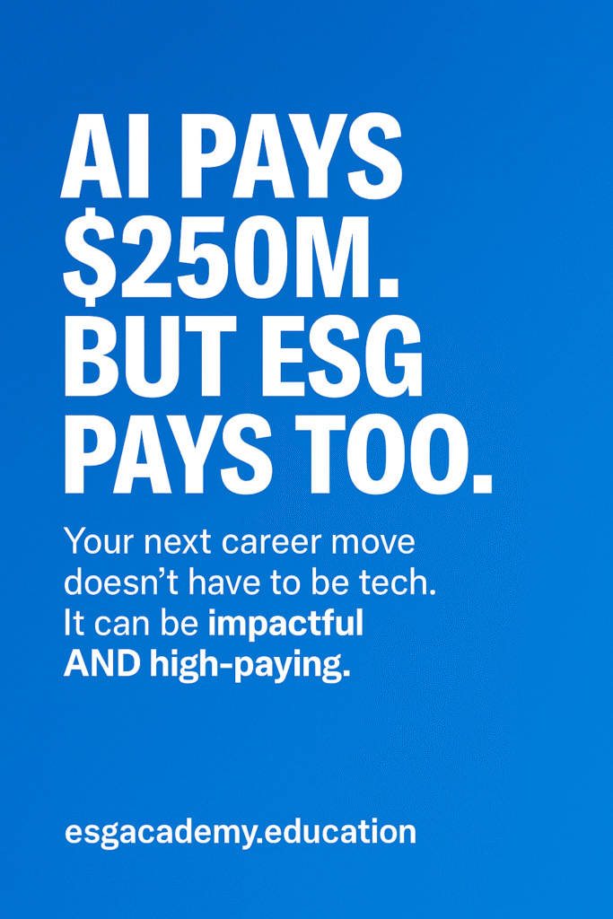 AI pays billions but ESG too via ESG Academy